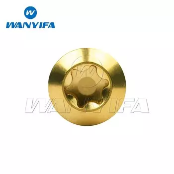 Титановые болты Wanyifa M5x10/15/20/25/30/35/40/45/50/55/60 мм T25