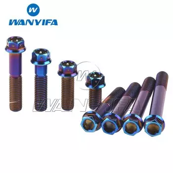 Титановые болты Wanyifa M6/M8 ярко-синие
