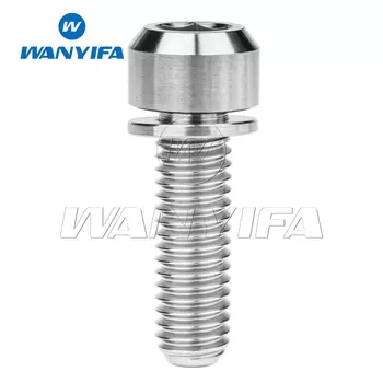 Титановые болты Wanyifa M6x16/18/20/25/30/35 мм для дисковых тормозов