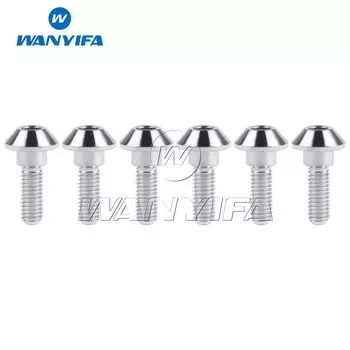 Титановые болты Wanyifa M6x20/25 мм для тормозов Yamaha 6 шт.