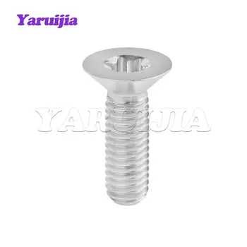 Титановые болты YaRuiJia M5/M6 с потайной головкой Torx для велосипеда, мотоцикла, автомобиля