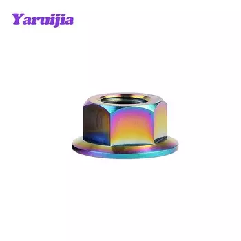 Титановые фланцевые гайки Yaruijia M5/M6/M8/M10/M12/M14/M16