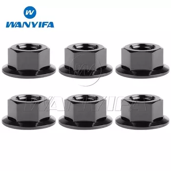Титановые гайки Wanyifa M5 M6 M8 M10 M12 M14 M16 6 шт.
