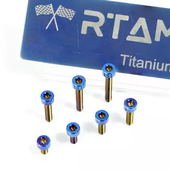 Титановый болт RTAMO M3X6/8/10/12/15/18/20 Ti, крепеж для преобразования мотоцикла