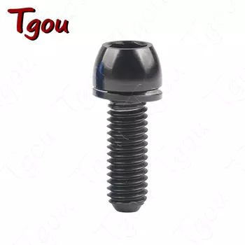 Титановый болт Tgou M6x18/20 мм, внутренний шестигранный винт с шайбами для велосипеда, зажим штока дискового тормоза, 1 шт.