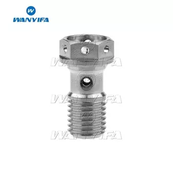 Титановый болт Wanyifa M10, шаг 1,0/1,25 мм