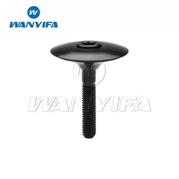 Титановый болт Wanyifa M6x35 мм + 1 колпачок для гарнитуры 1/8 дюйма, верхняя крышка для велосипедной гарнитуры с ЧПУ