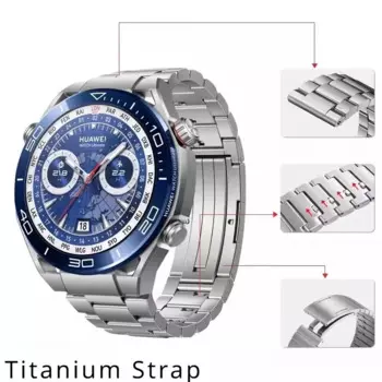 Титановый ремешок для HUAWEI Watch Ultimate/Watch 3/GT 3pro, новый/ремешок 22 мм для часов Huawei GT5 Pro/GT3/GT2 Pro/GT4 46 мм