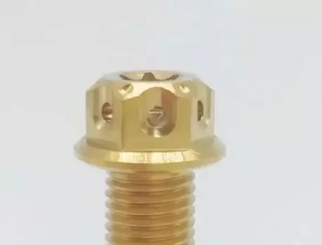 Титановый Ti-болт Cyclingman M10x23 30 40 50 60 мм Шаг 1,25 мм фланец звездообразная головка винт с отверстием головка для мотоцикла сменный