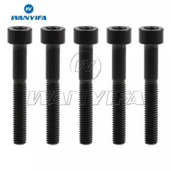 Титановый титановый Ti-болт Wanyifa 5 шт. M5x30/35/40/45 мм шестигранный ключ головка винт велосипед запчасти
