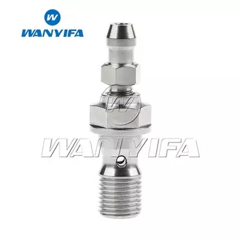 Титановый "Wanyifa" M10 1,25 мм 1,0 мм двойной одиночный цилиндр сцепления банджо болт с выпускной клапан для Ducati KTM