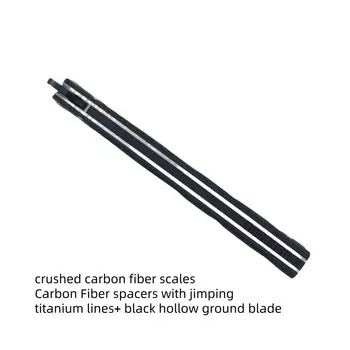 TITUS Rep Replicant измельченное углеродное волокно + титановая ручка