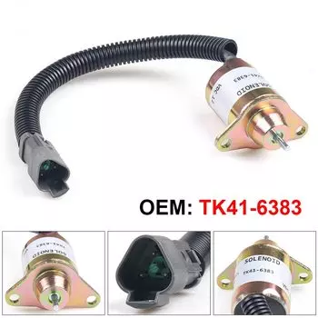 TK41-6383 Новый 1503ES-12S5SUC11S 12V Стоп Соленоидный клапан для Yanmar Thermo King