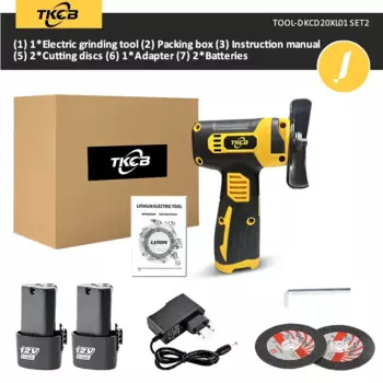 TKCB Беспроводная угловая шлифовальная машина 12В