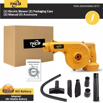 Беспроводная воздуходувка TKCB 2 в 1 для Makita 18 В