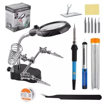 TKDMR Лупа 3.5X-12X с подсветкой