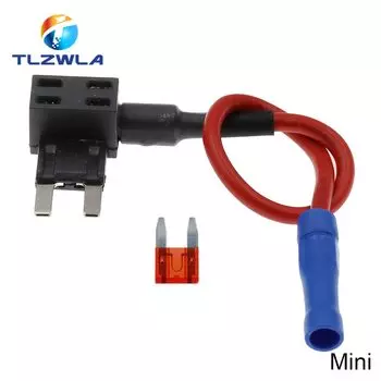 TLZWLA 12V Мини автомобильный держатель предохранителя 10А