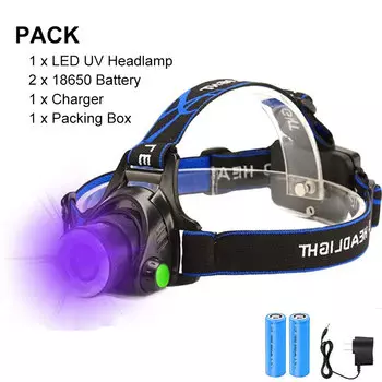 TMWT тактический налобный фонарь с УФ-светом