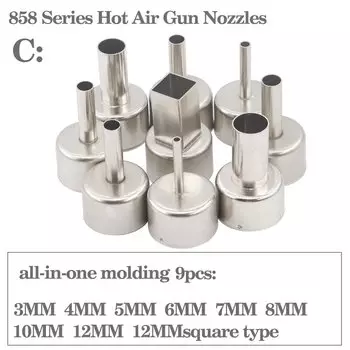TMYLOKU 22 мм универсальные сопла для паяльной станции 858D/858D+/8586/8858