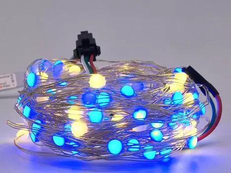 TNALANT RGB LED гирлянда Bluetooth SK6812 2 метра