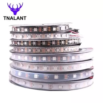 TNALANT Светодиодная лента WS2812B RGB 30/60/144 LED