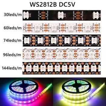 TNALANT Светодиодная лента WS2812B RGB 5050