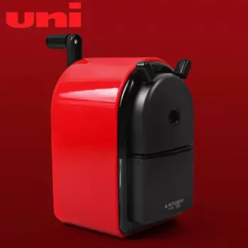 Точилка для карандашей Uni, ручная вращающаяся точилка для карандашей, регулируемая толщина, фотоэскиз для студентов