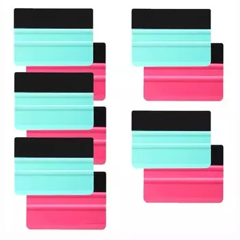 TOFAR 10/20 шт. тканевый войлочный скребок для краев, пленка для окон, тонировка, инструмент для обертывания автомобиля, виниловый аппликатор, лопатка, наклейка, скребок для обоев