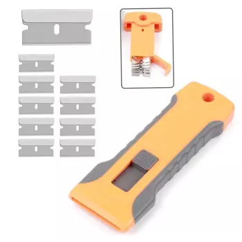 TOFAR скребок с металлическим лезвием, автомобильный клей, средство для удаления наклеек, оконное стекло, керамическая духовка, очиститель варочной панели, бытовой инструмент для чистки, грязная лопата