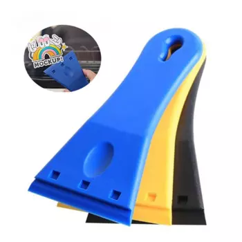 TOFAR расширенный пластиковый скребок с лезвием бритвы, оконное стекло, автомобильный клей, удаление наклеек, сверхмощный скребок для удаления грязи, чистка кухни