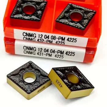 Токарный резец CNMG120404 CNMG120412 PM4225, инструменты для наружной обточки CNMG 120404/120408/120412, карбидная вставка, вольфрамовая резка, токарный станок с ЧПУ, резак