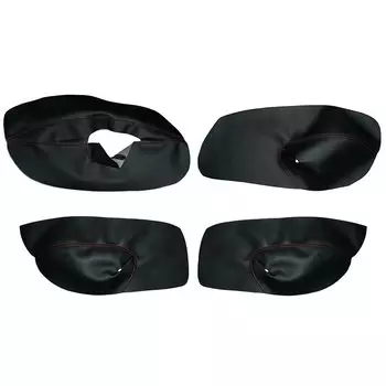 ТОЛЬКО 4-дверный мягкий кожаный чехол на подлокотник двери для VW Golf 4 MK4 Bora Jetta 1999-2005 гг. Автомобильный дверной подлокотник, накладка на кожу