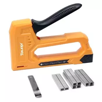 ТОЛЕСА Ручной степлер для дерева 1600 шт. скоб