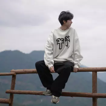 Толстовка мужская с круглым вырезом, 370 г