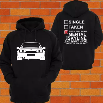 Толстовка Niss R32 Skyline GTR GTS GTS-T Turbo RB30 RB26 RB25 толстовки с капюшоном для дрифта