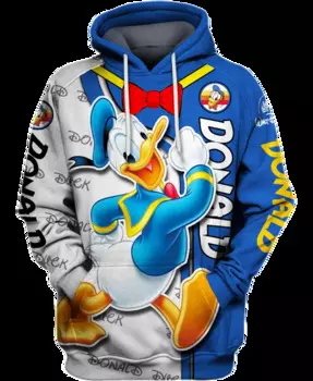 Толстовка с капюшоном «Дональд смеслроуа», 3D толстовка на молнии