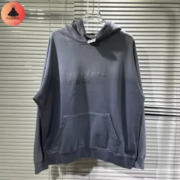 Толстовка с капюшоном ERD с градиентным синим принтом и принтом тай-дай, высокое качество, 100% хлопок, мужская и женская толстовка с капюшоном ERD