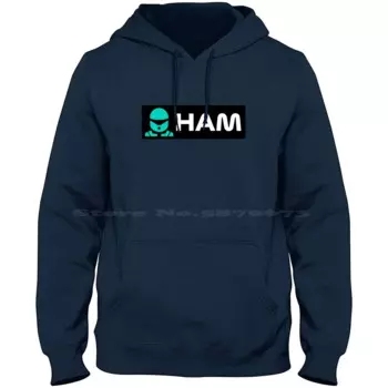 Толстовка с капюшоном, Хэм Льюис, 2022 хлопок