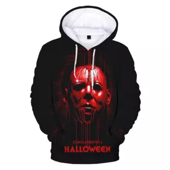 Толстовка с капюшоном и 3D-принтом, Y2k