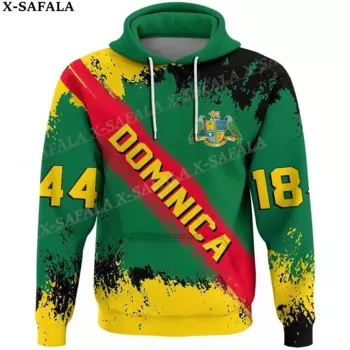 Толстовка с капюшоном и принтом 3D, на молнии