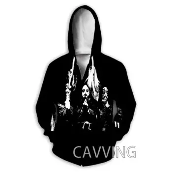 Толстовка с капюшоном, на молнии, с 3D-принтом