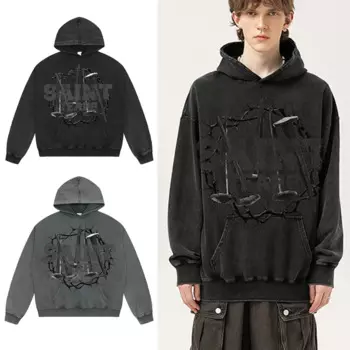 Толстовка с капюшоном в стиле хип-хоп