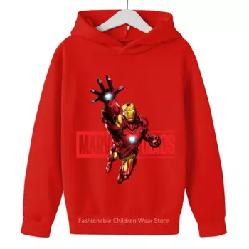Толстовка с капюшоном «Железный человек» для детей