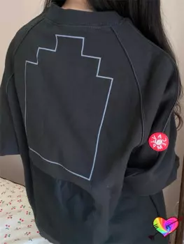 Толстовка с круглым вырезом, для мужчин и женщин