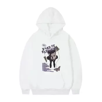 Толстовка унисекс с цветочным принтом, Y2k