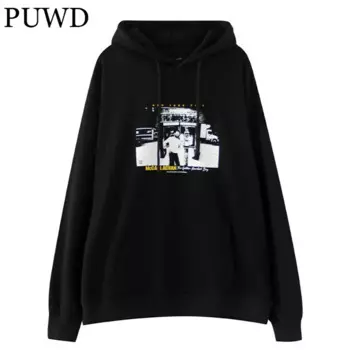 Толстовка женская оверсайз с принтом, осень 2022