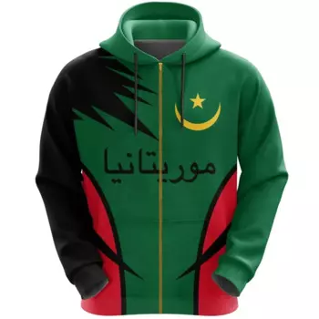 Толстовки с графическим рисунком MR Flag Map Mauritania, толстовка на молнии с национальным гербом для мужчин, одежда, повседневная мужская толстовка, спортивные пуловеры для мальчиков
