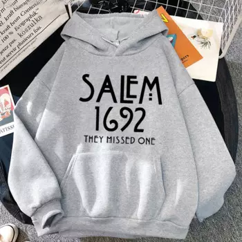 Толстовки с капюшоном на Хэллоуин Harajuku Salem 146 They Missed One, толстовка с капюшоном для женщин и мужчин, спортивная одежда большого размера, Sudaderas
