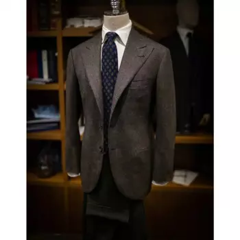 Тёмные мужские костюмы из 2 предметов, блейзер и брюки