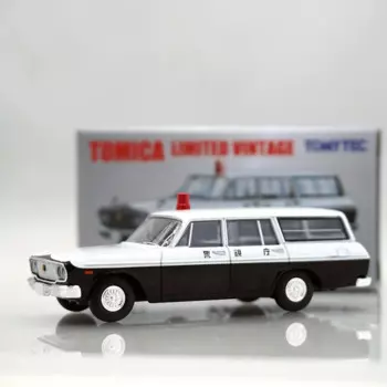 TOMYTEC 1/64 TLV 204A полицейская машина живопись Корона Патруль автомобиль сплав модель тележки коллекция украшения